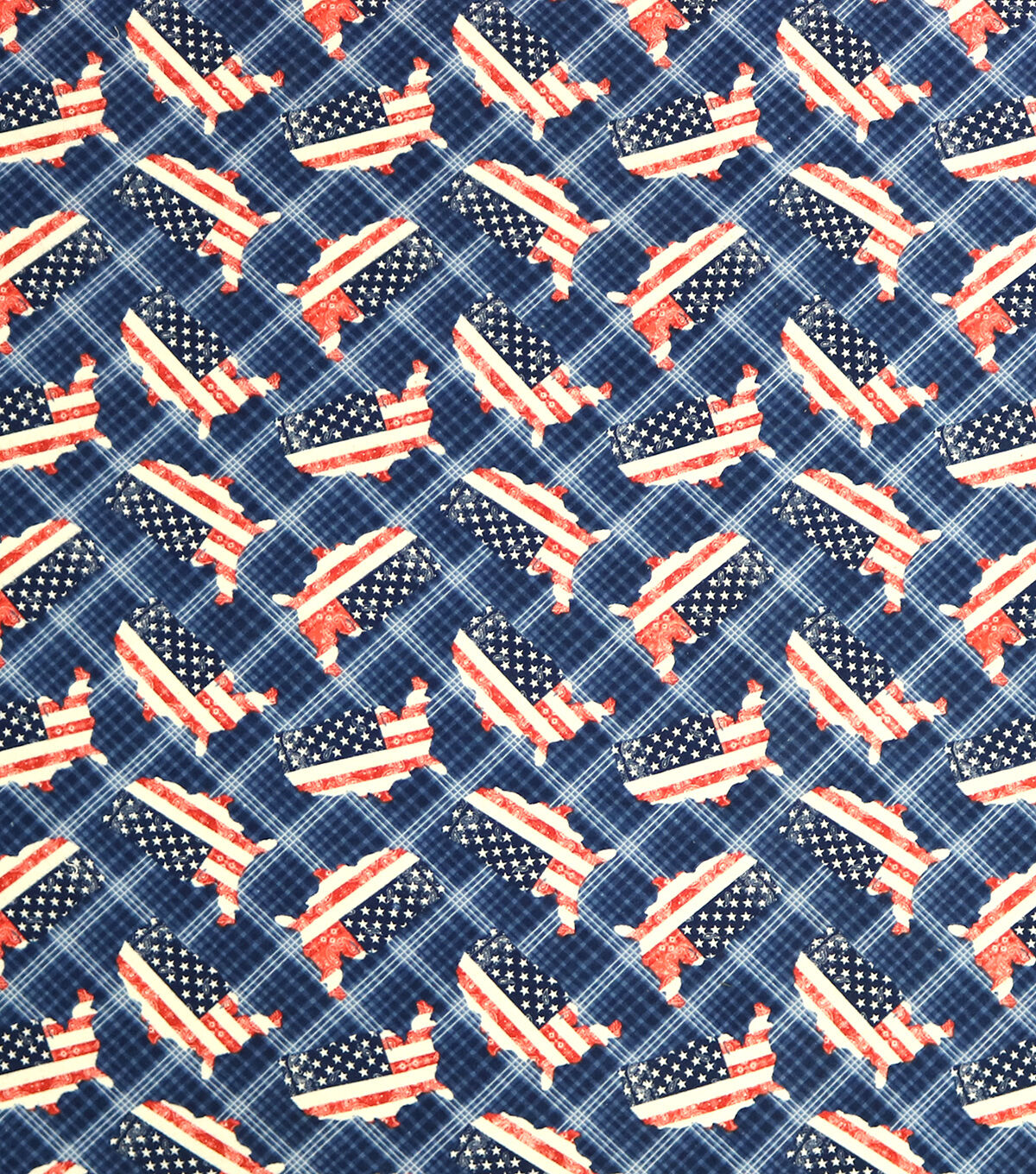 America On Plaid Super Snuggle Flannel Fabric