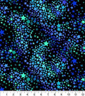 Fabric Traditions Tonal Blue Stars Cotton Fabric by Keepsake Calico