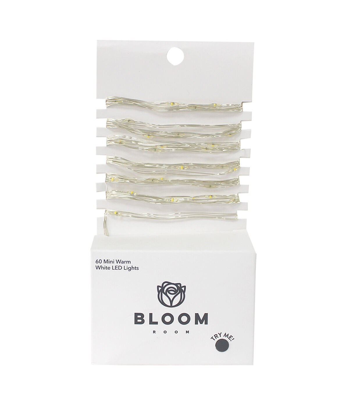 7 LED Silver Wire With Warm White String Lights 60ct by Bloom Room
