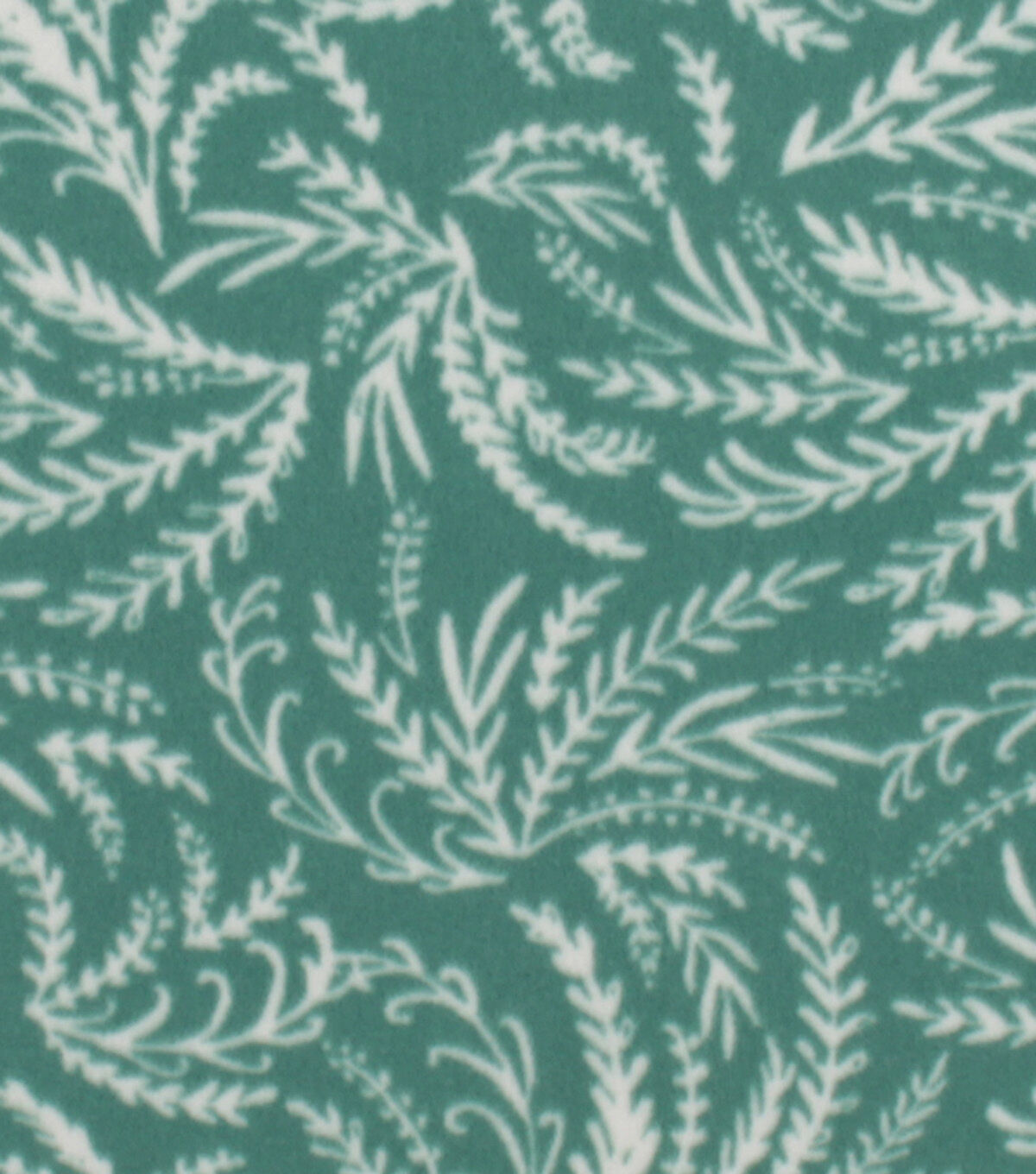 Fern Blizzard Fleece Fabric