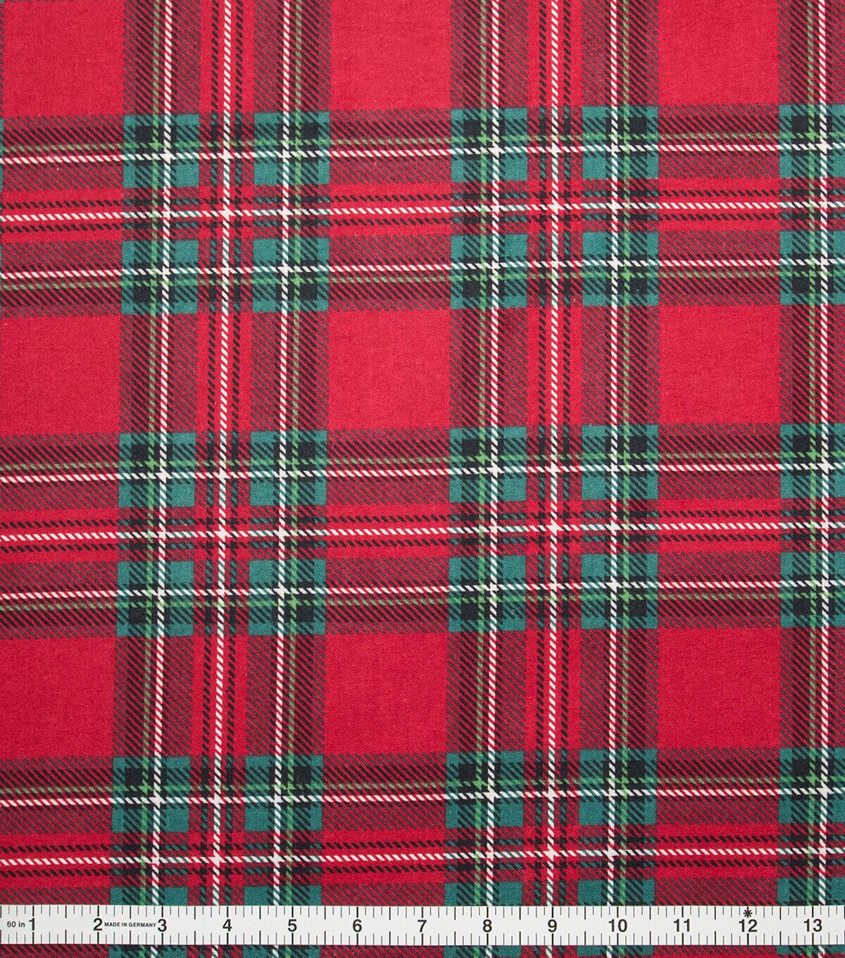 Red Plaid Super Snuggle Christmas Flannel Fabric