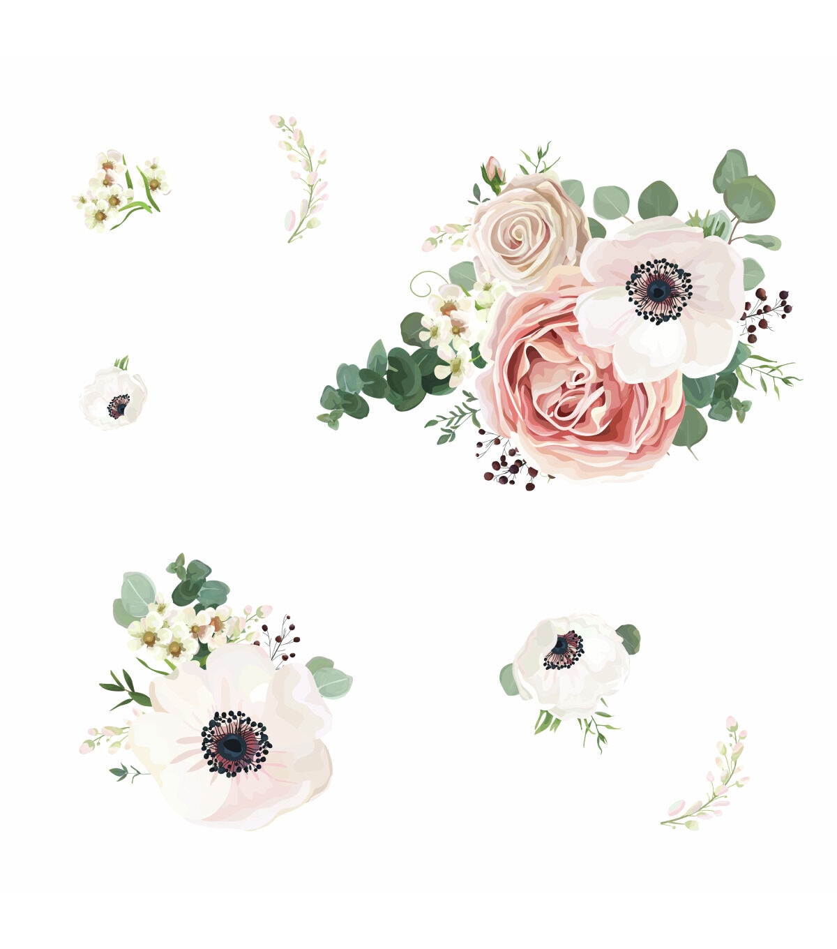 RoomMates Wall Decals Fresh Floral