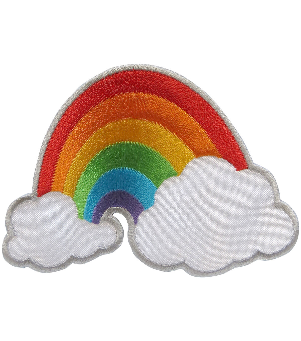 Simplicity Embroidered Rainbow Iron On Patch