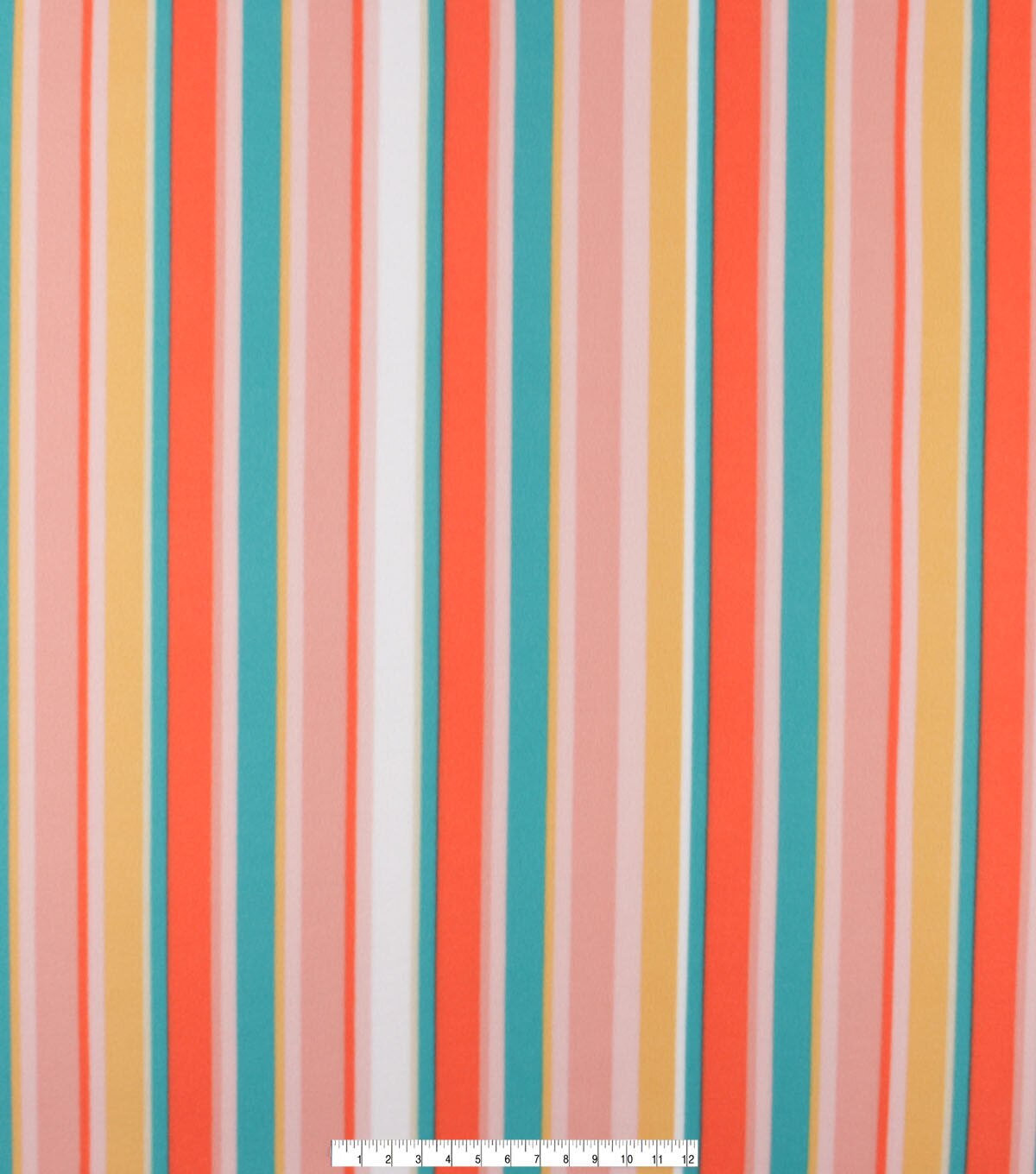 Outdoor Stripe Blizzard Fleece Fabric