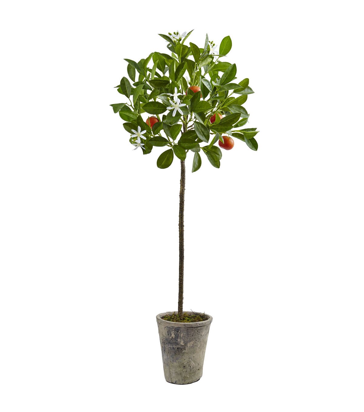 Nearly Natural 38 Potted Orange Tree