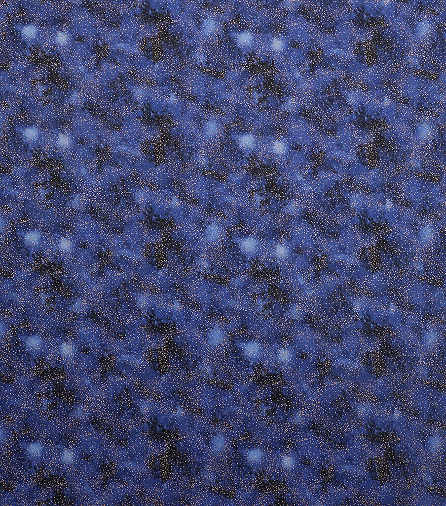 Cosmos Quilt Metallic Cotton Fabric by Keepsake Calico