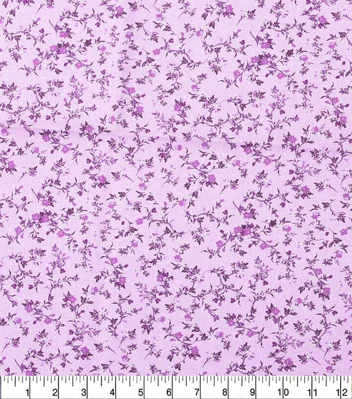 Purple Rural Charm Quilt Cotton Fabric by Keepsake Calico