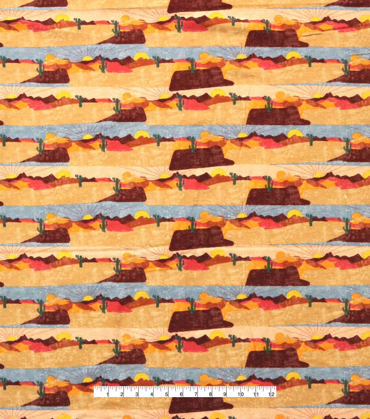 Desert Scenery Super Snuggle Flannel Fabric