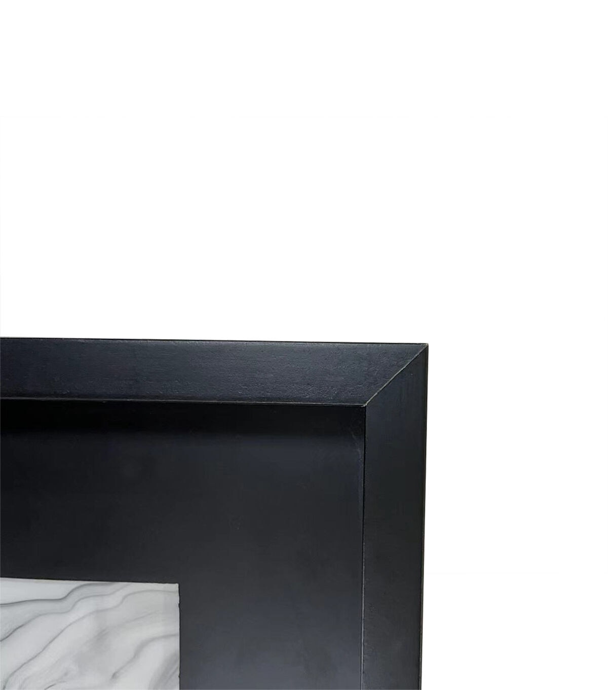 Innovative Creations Black Wooden Frame with Mat 8x10