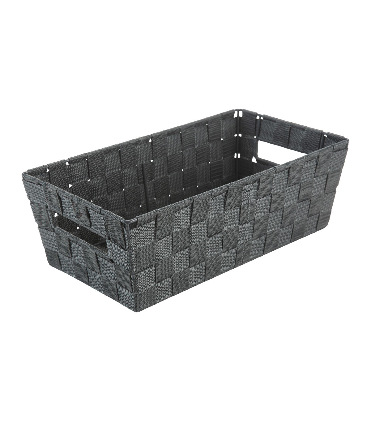 Simplify 15 Woven Strap Shelf Tote