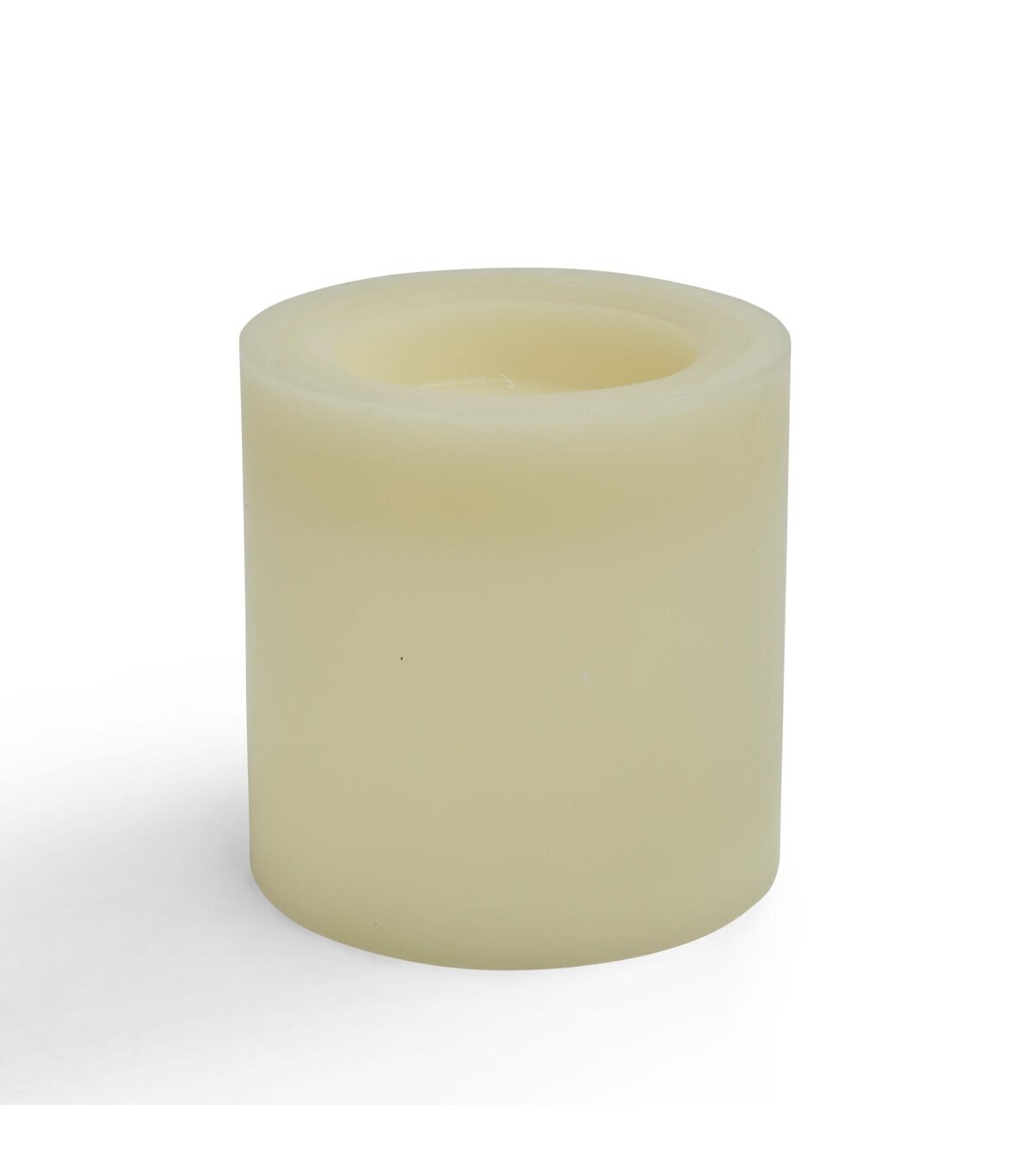 6 x 6 LED Cream Smooth Wax Pillar Candle by Hudson 43