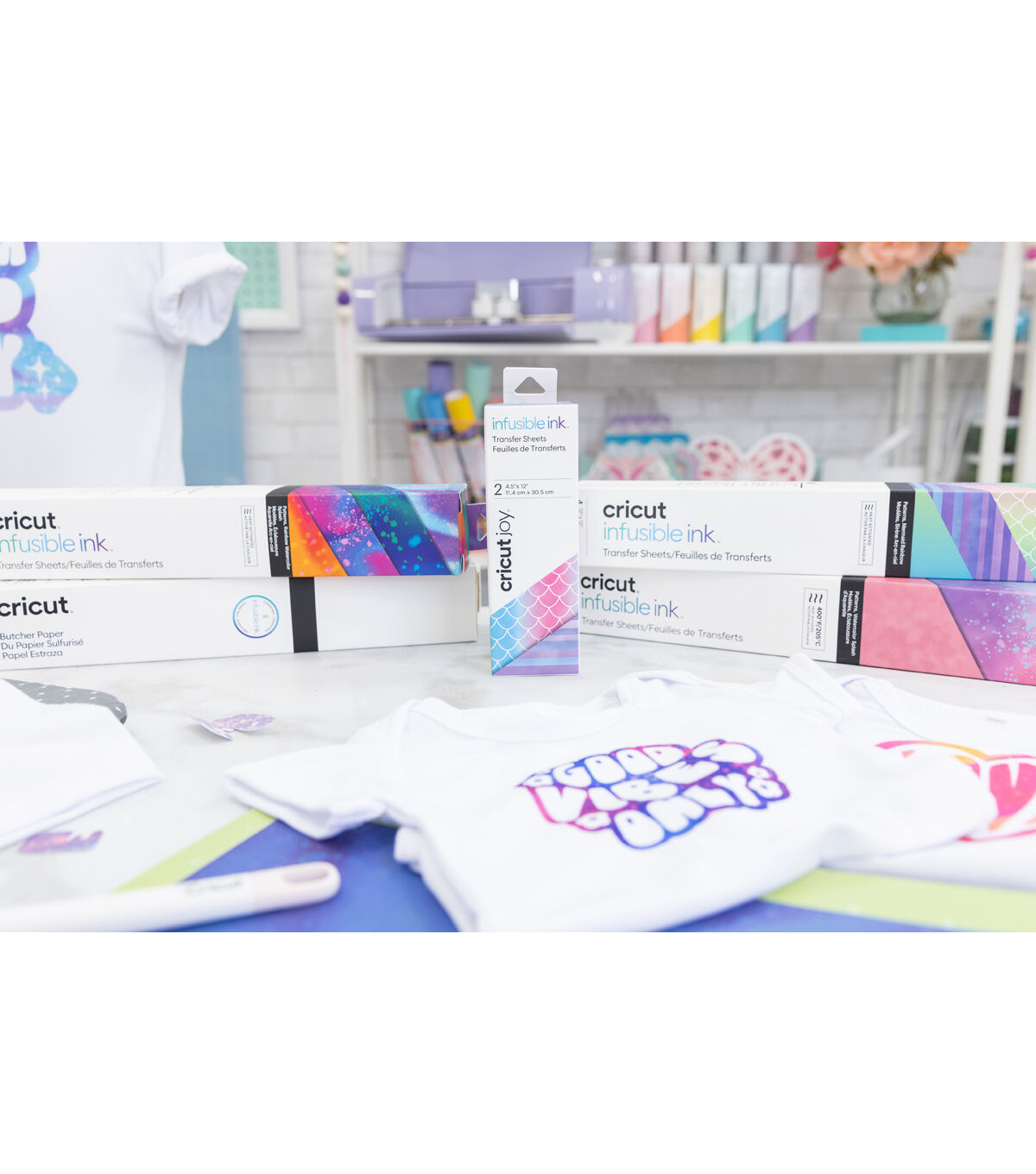 Cricut 12 x 12 Watercolor Splash Infusible Ink Transfer Sheets 2ct