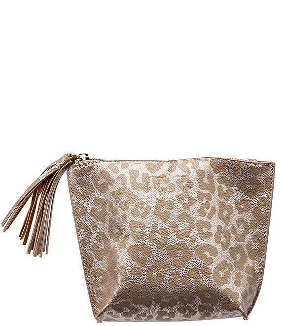 Vegan Leather Leopard Print Holy Chic Toiletry Bag