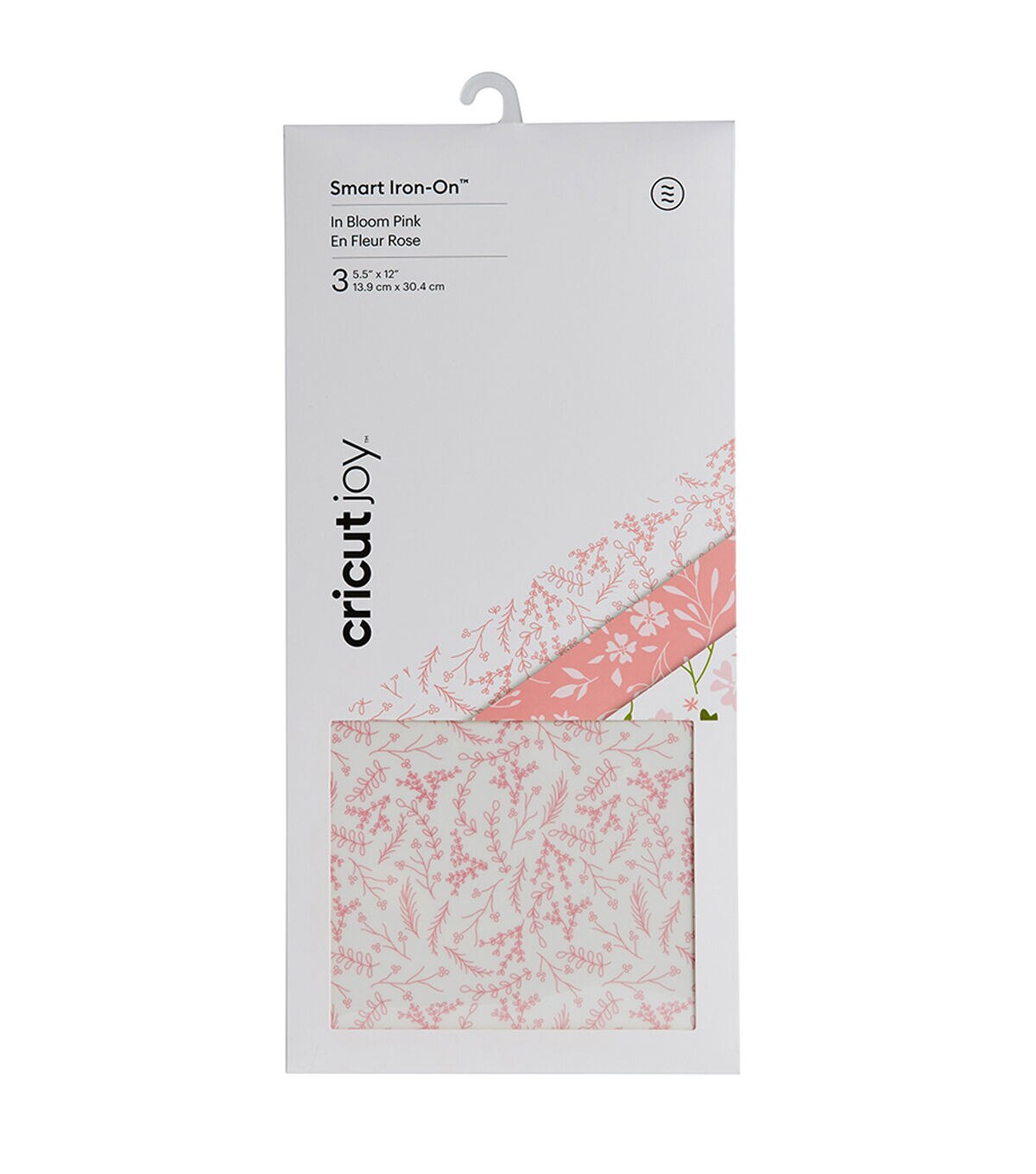 Cricut Joy 5.5 x 12 In Bloom Pink Patterned Smart Iron On Samplers 3ct