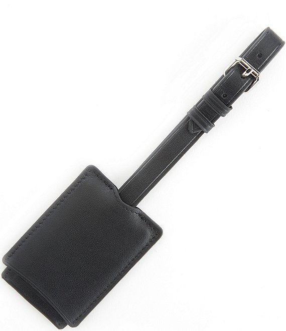 Retractable Leather Luggage Tag