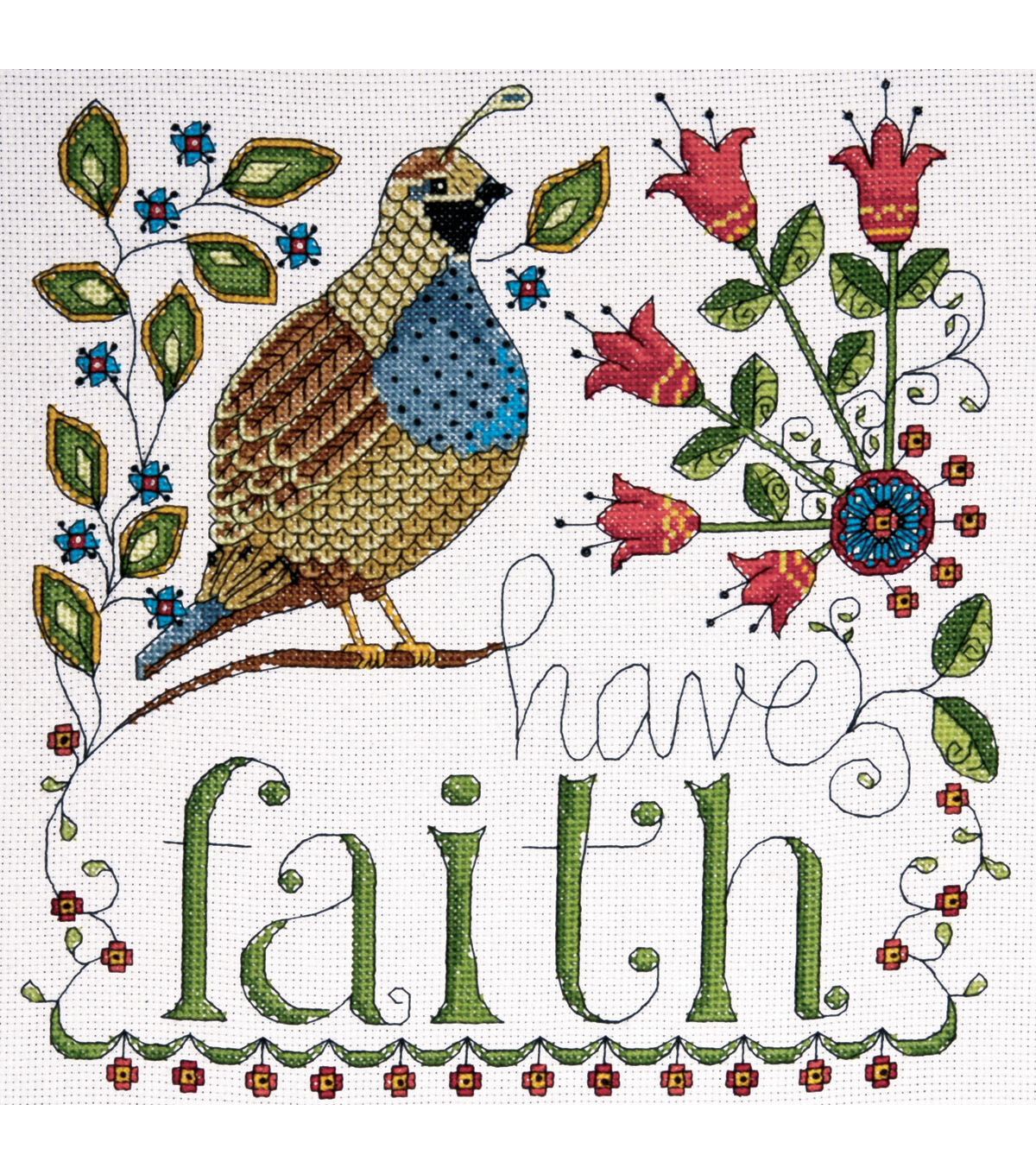 Design Works 10 Heartfelt Have Faith Counted Cross Stitch Kit