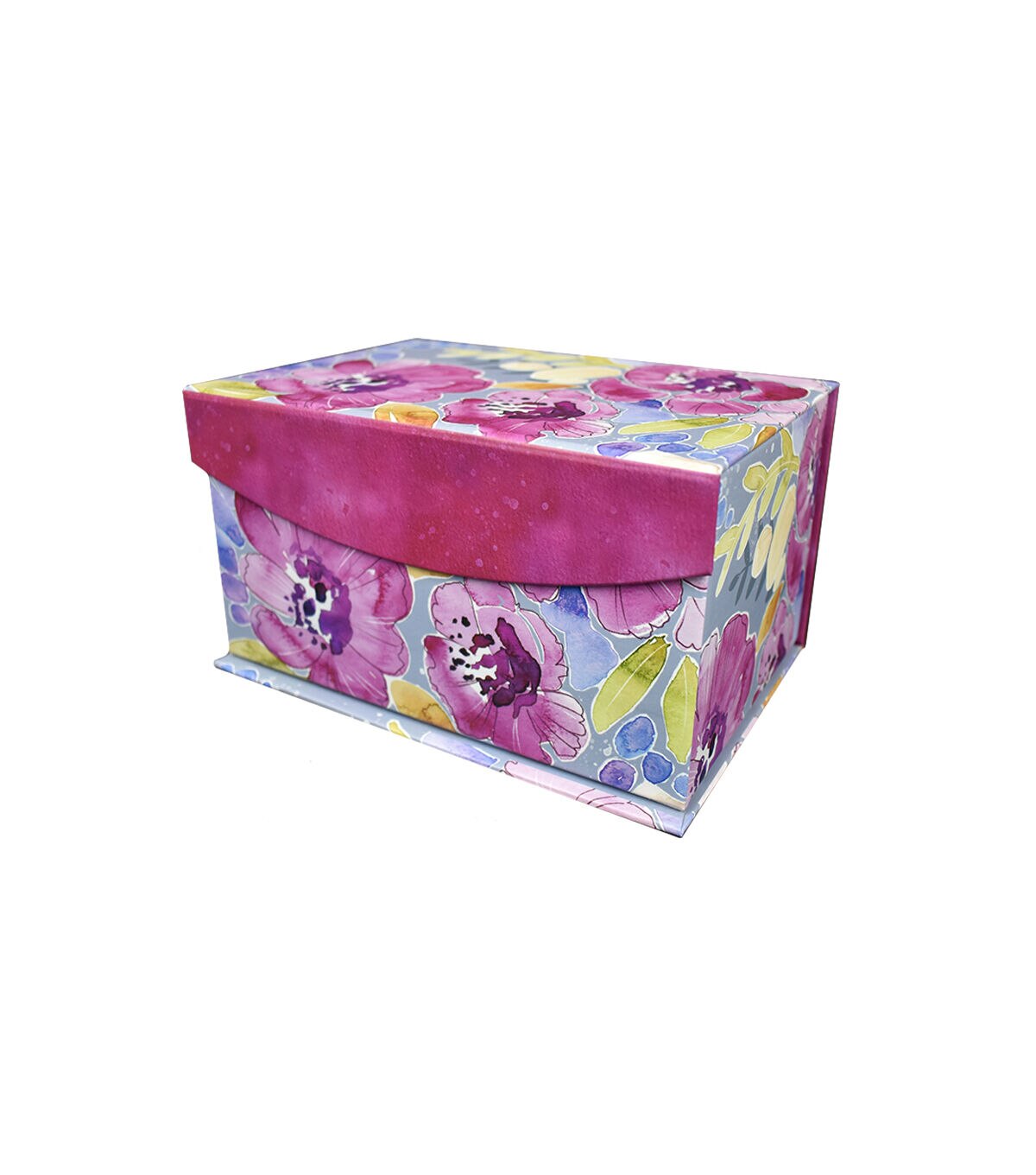 8 Pink Blooms Fliptop Box by Hudson 43
