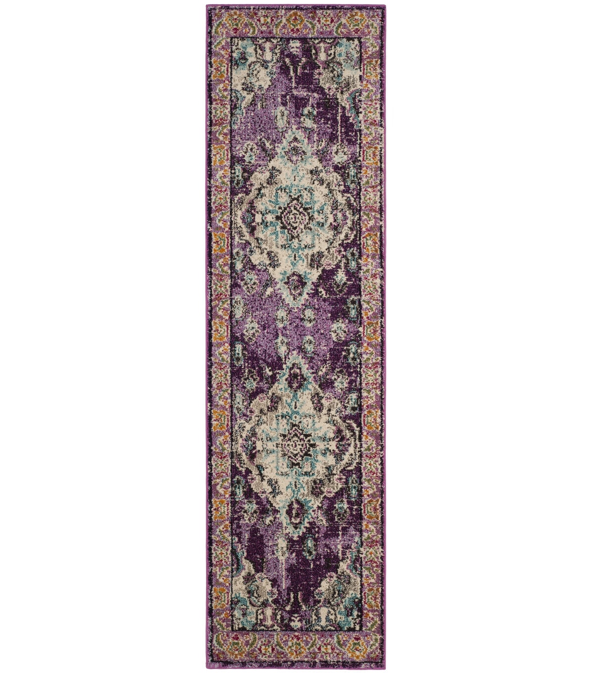 Safavieh Monaco 243 Violet / Lt. Blue 2'2 X 10' Runner