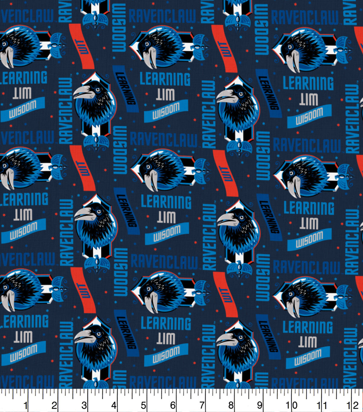 Harry Potter Cotton Fabric Ravenclaw Traits
