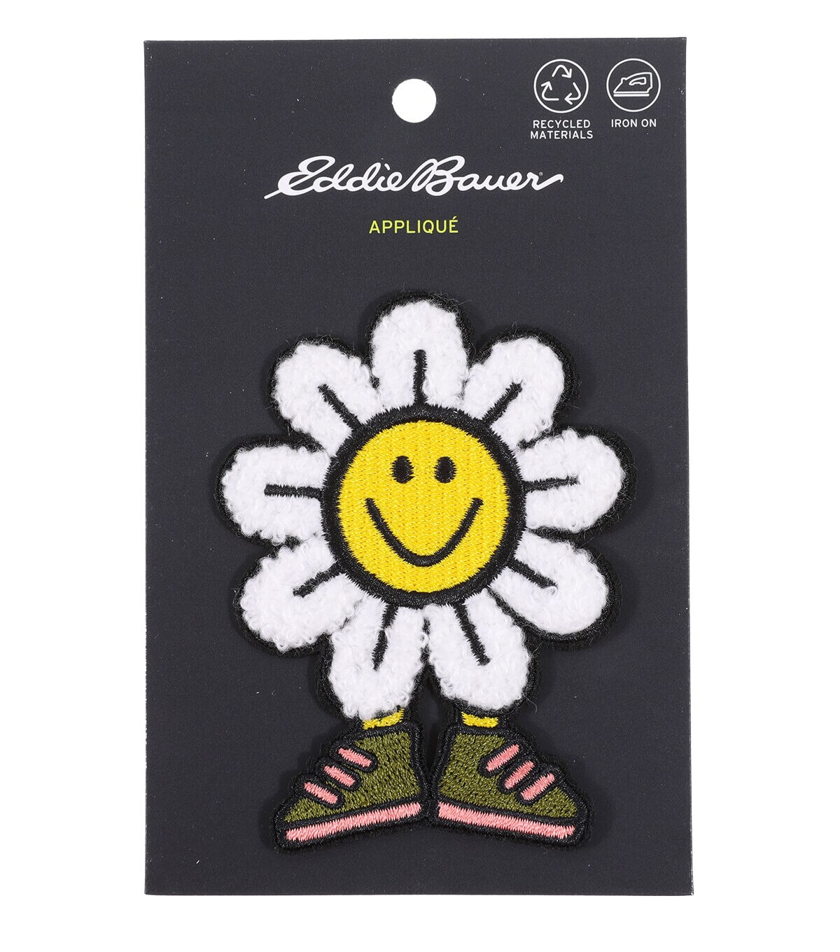 Eddie Bauer 3 Flower Smile Applique