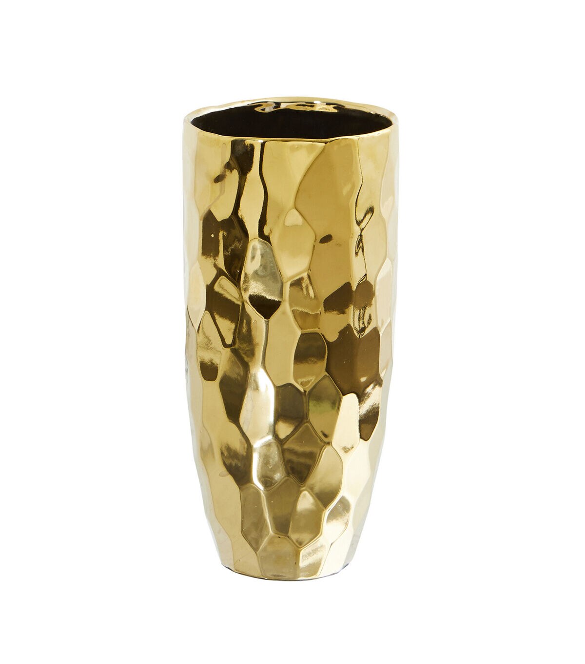Nearly Natural 10 Designer Gold Vase