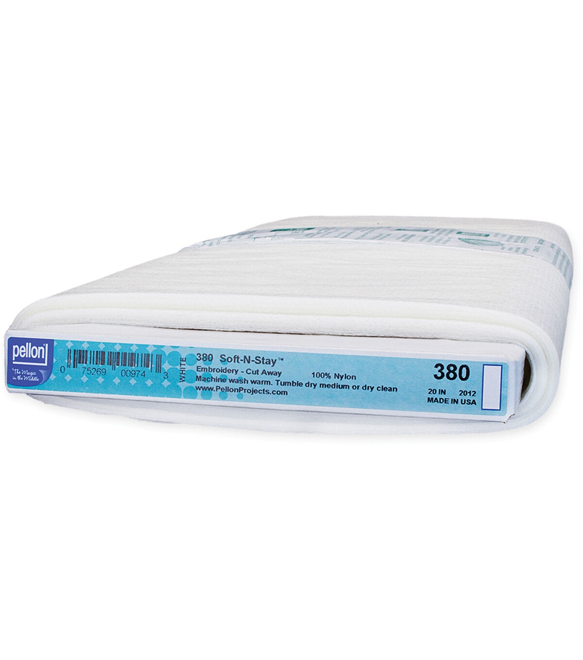 Pellon 20 x 25yd Soft N Stay White Sew In Stabilize Fabric