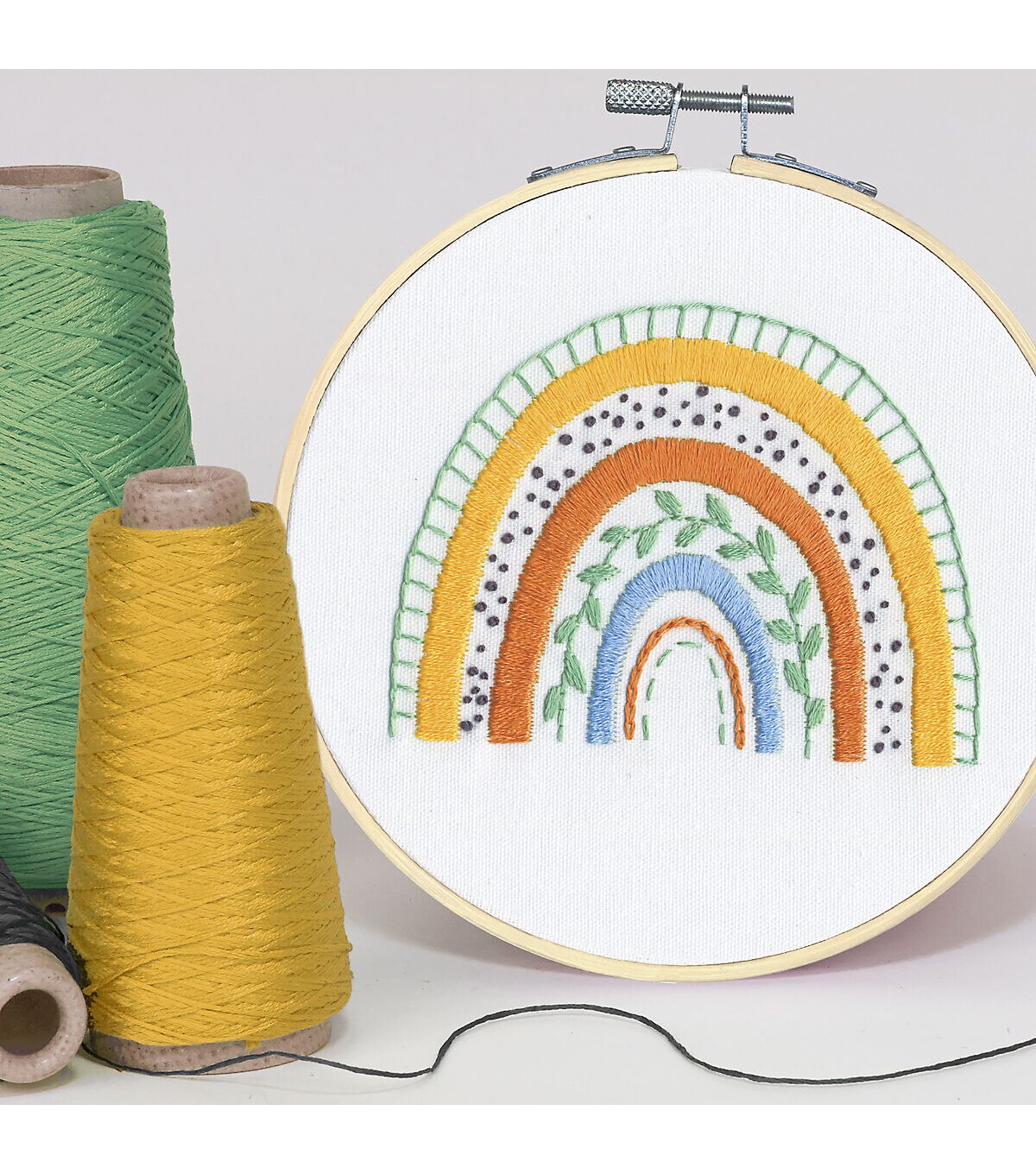 Dimensions Rainbow Embroidery Kit 6' Hoop