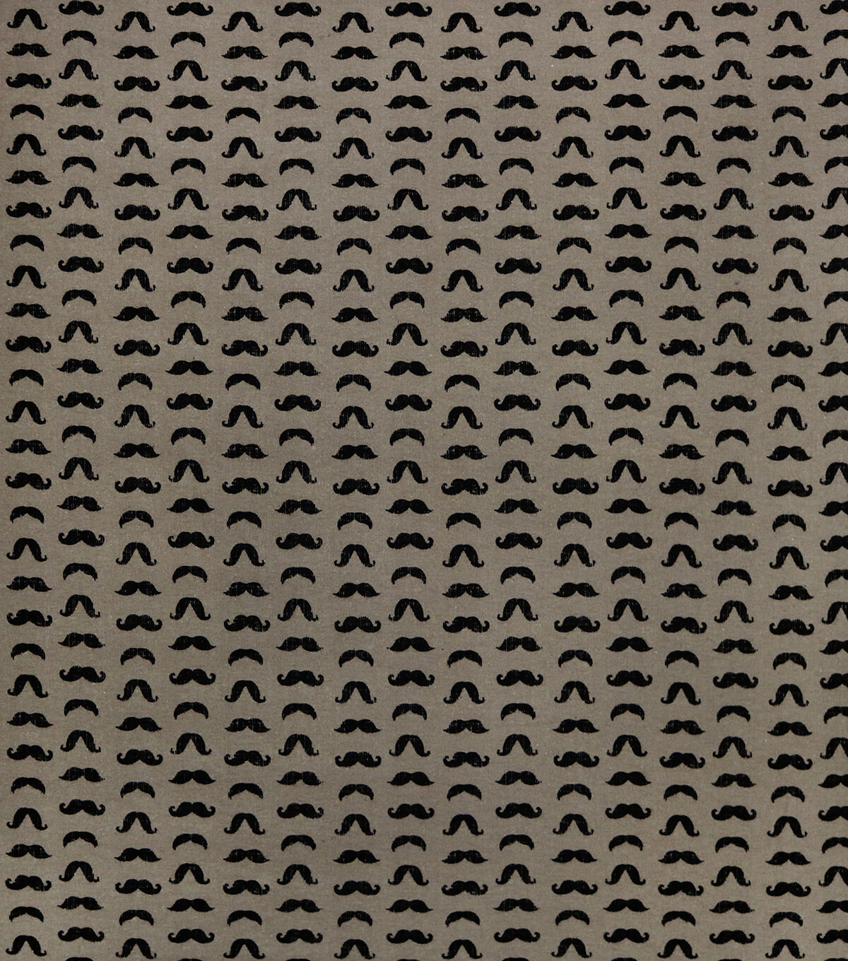 Moustaches Super Snuggle Flannel Fabric