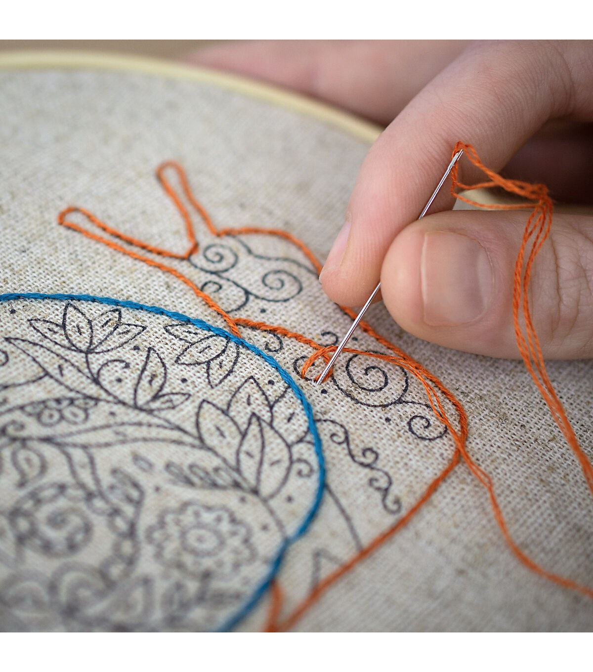 Dimensions Rainbow Embroidery Kit 6' Hoop