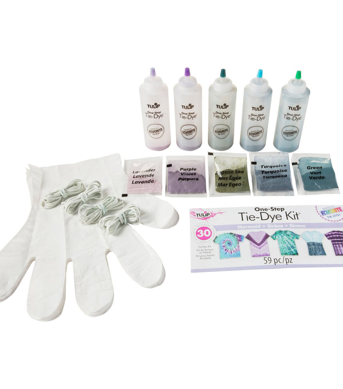 Tulip 59ct Mermaid One Step Fabric Tie Dye Kit