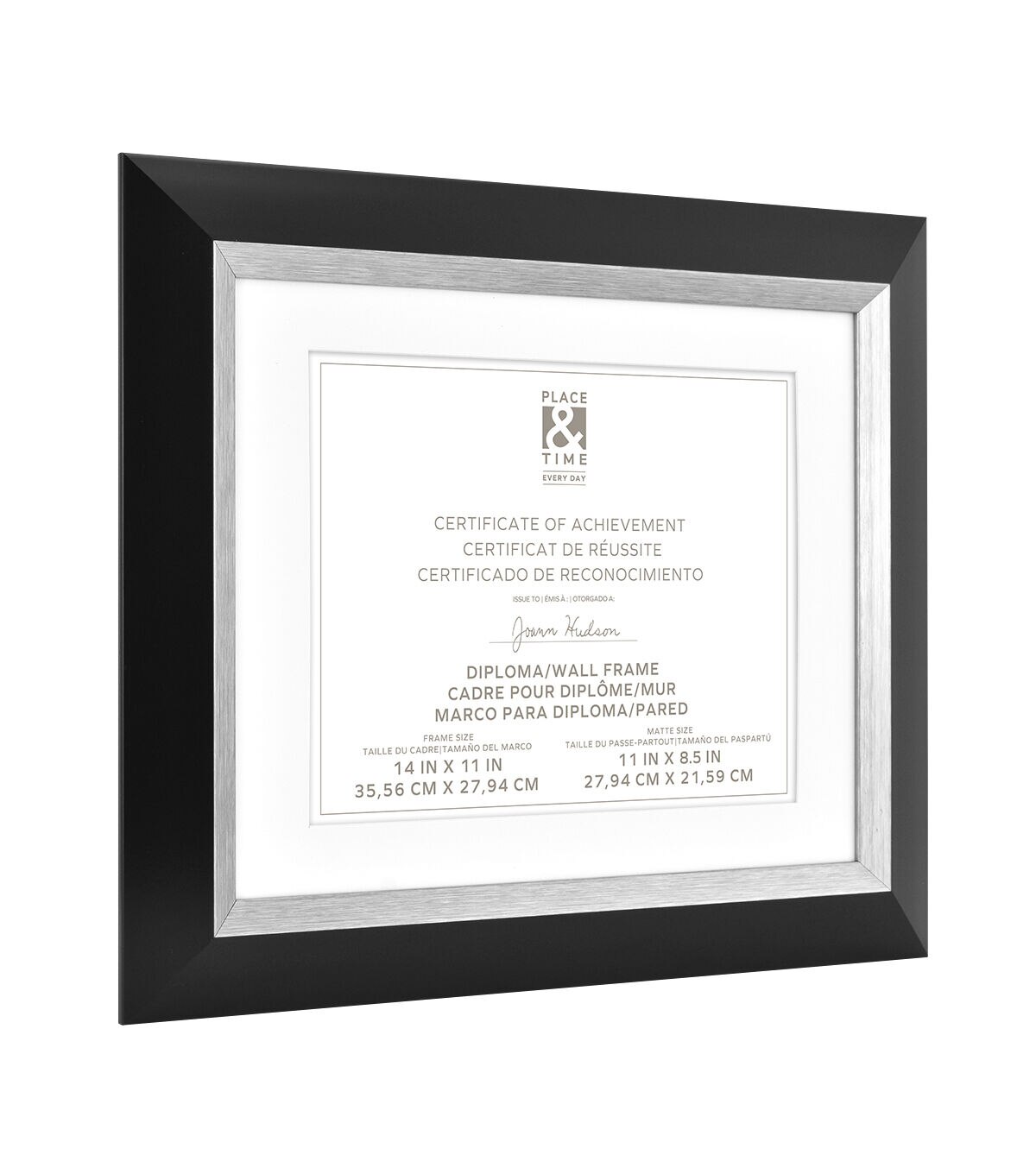 11 x 14 Black Fairmont Document Frame by Place & Time