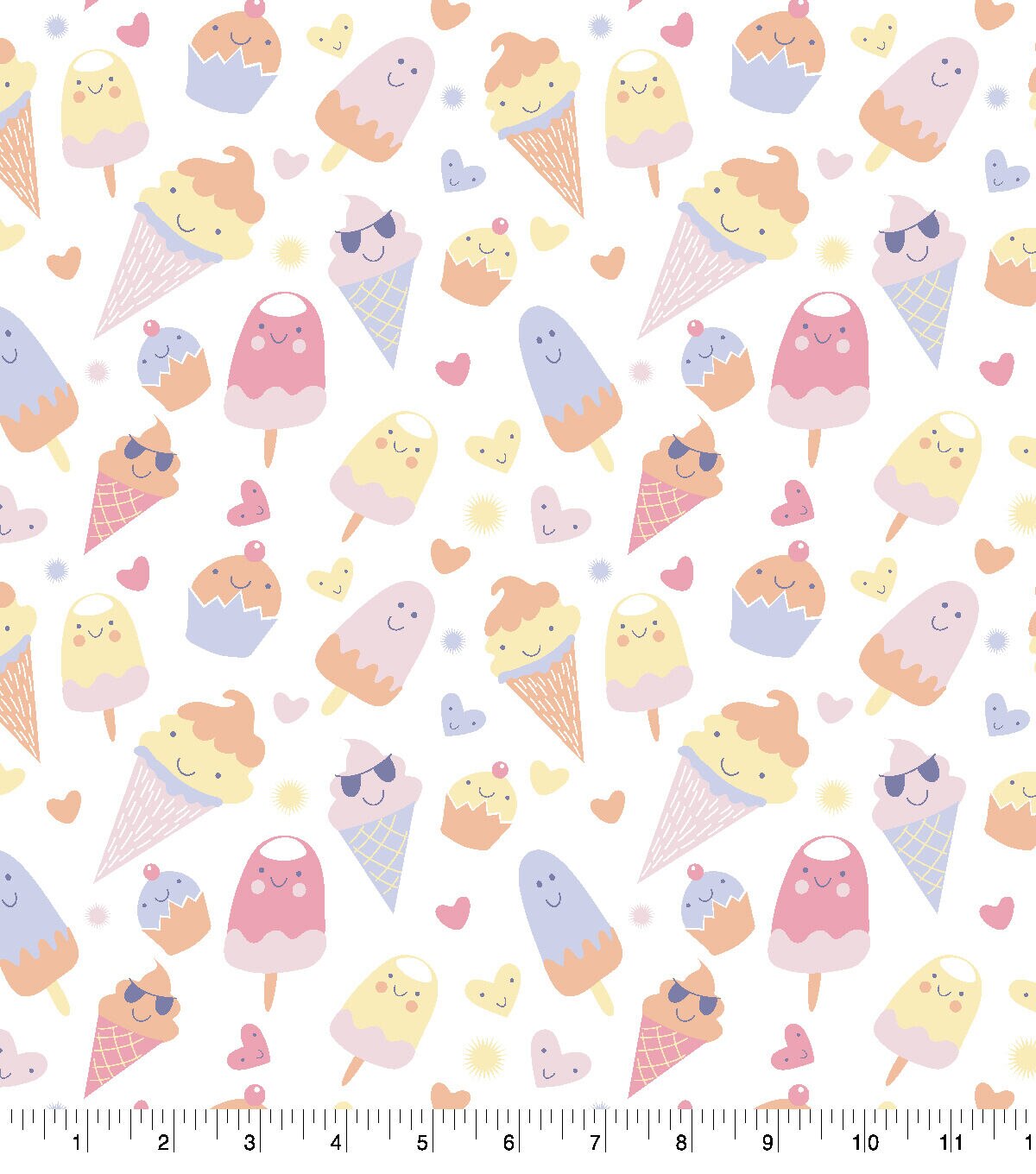 Ice Cream Social Super Snuggle Flannel Fabric