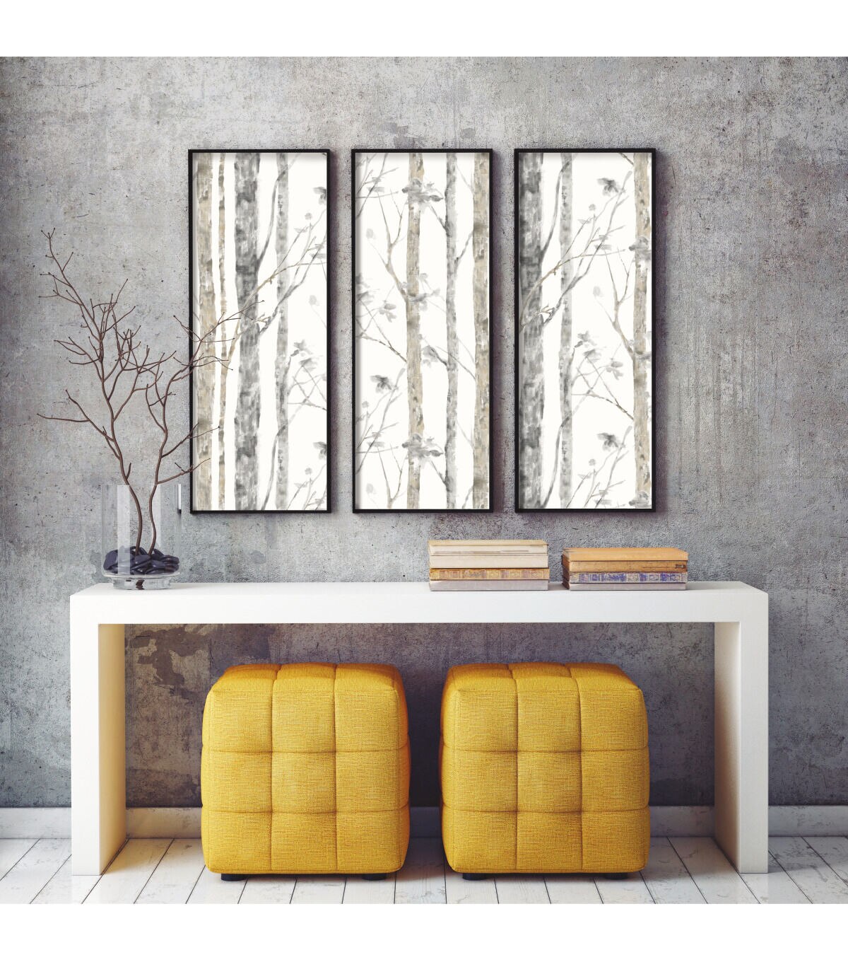 RoomMates Wallpaper Birch Trees