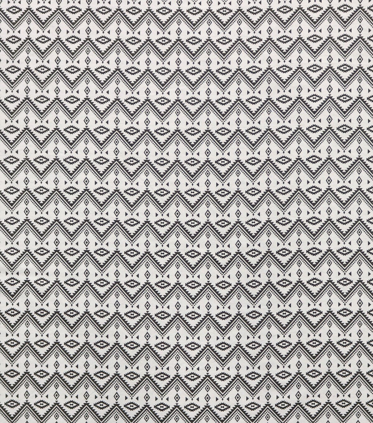 Gray Triangle Aztec In Line Super Snuggle Flannel Fabric