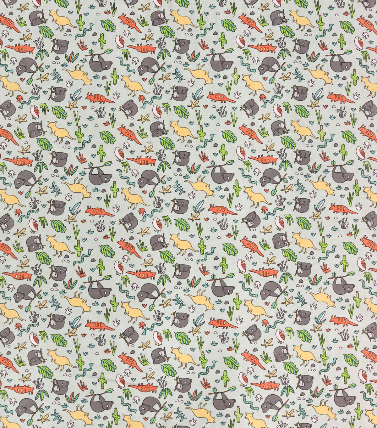 Australian Animals Super Snuggle Flannel Fabric