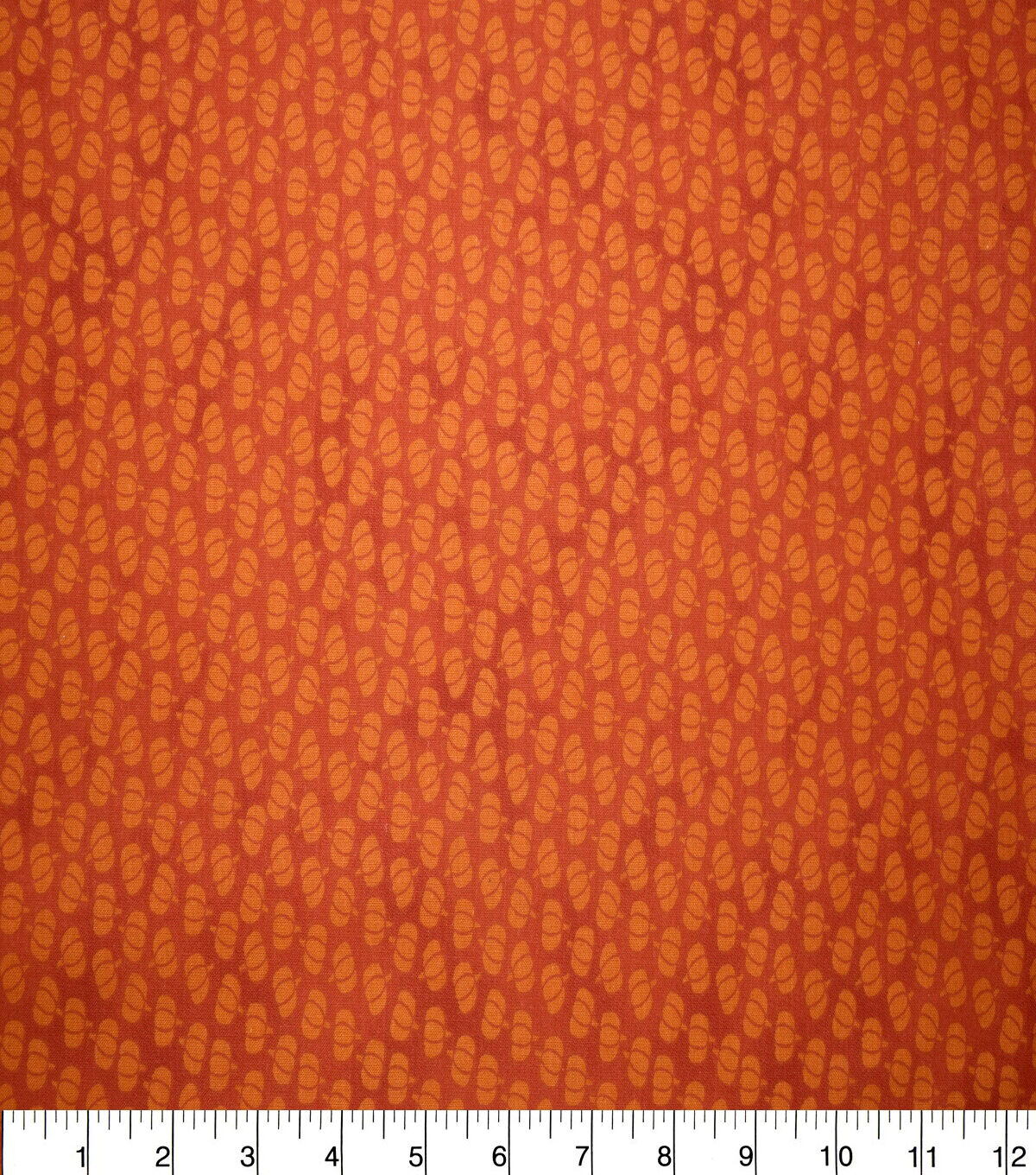 Orange Pumpkins Cotton Fabric