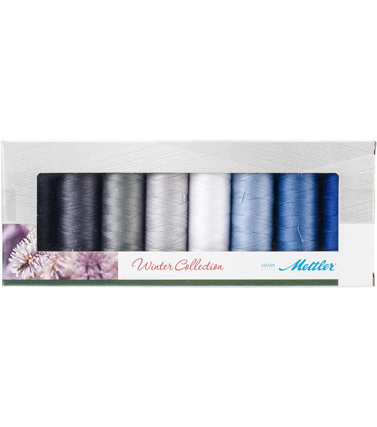 Mettler Silk Finish Cotton Thread Gift Pack Winter 8pk