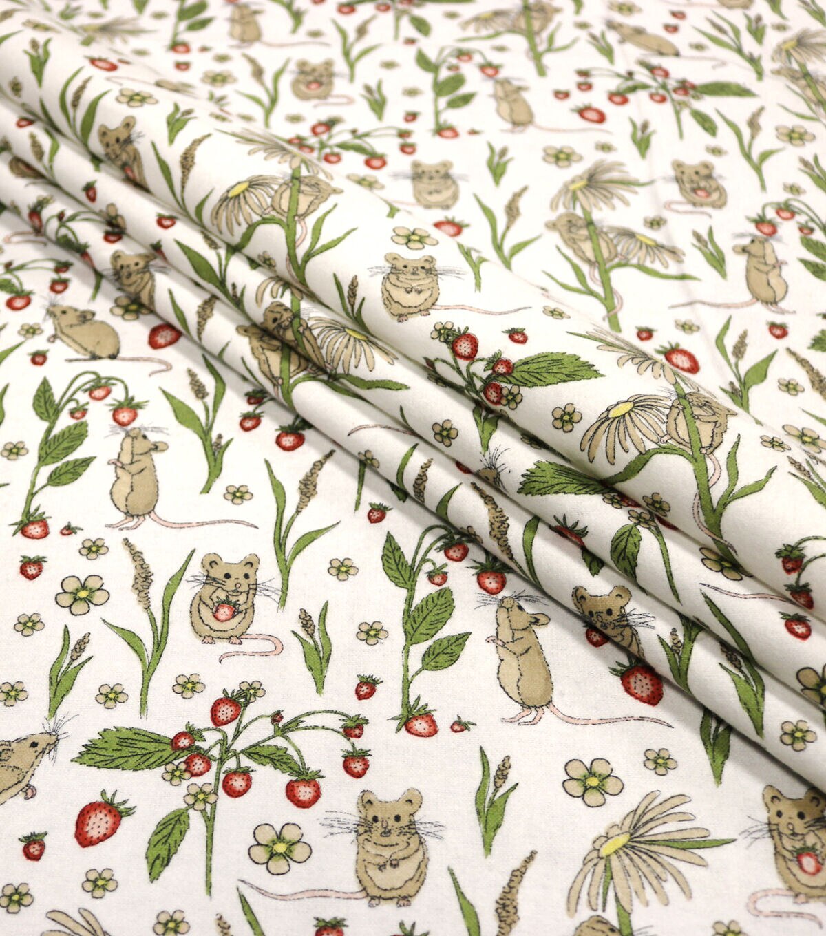 Mouse Super Snuggle Cotton Fabric