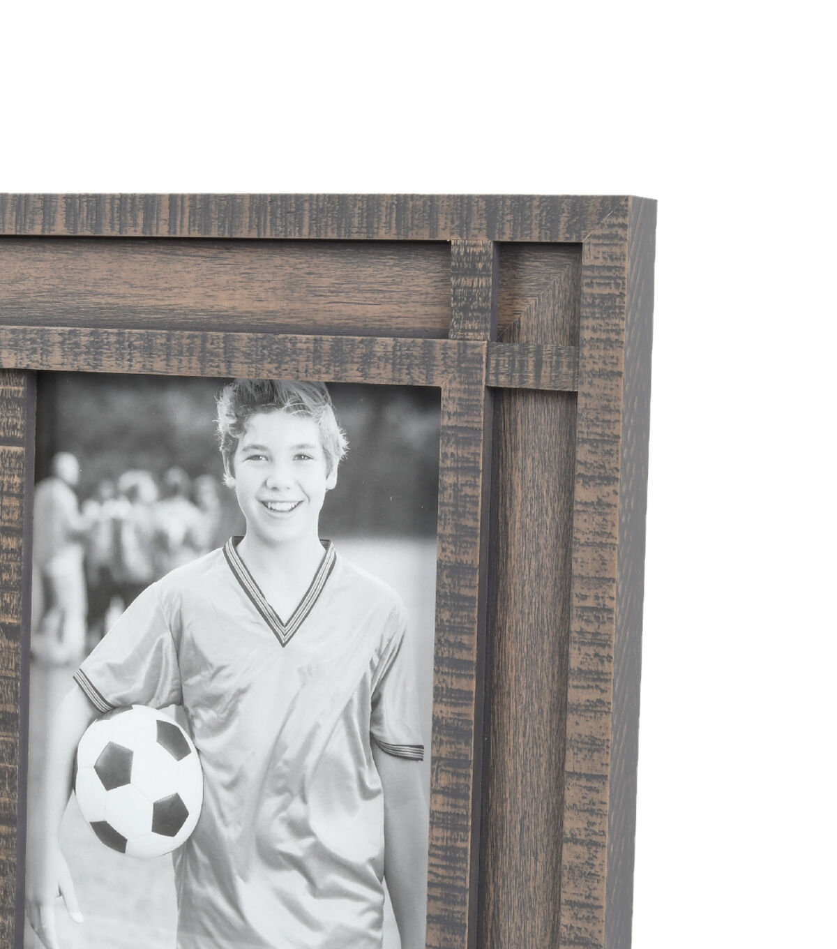5 x 7 Gray Wood 2 Picture Wall & Tabletop Picture Frame