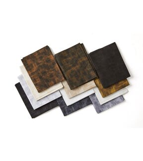 18 x 21 Brushstroke Neutral Cotton Fat Quarter Bundle 12pc