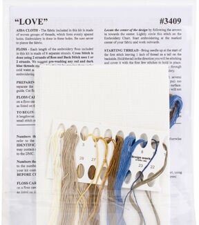 Design Works 20 x 8 Love Counted Cross Stitch Kit