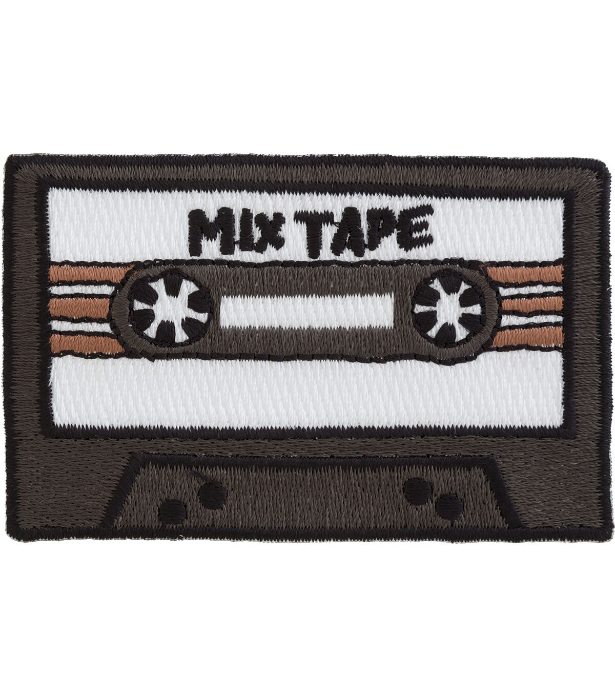 Simplicity Embroidered Cassette Tape Iron On Patch