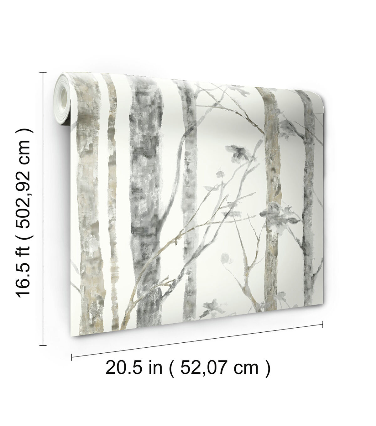 RoomMates Wallpaper Birch Trees