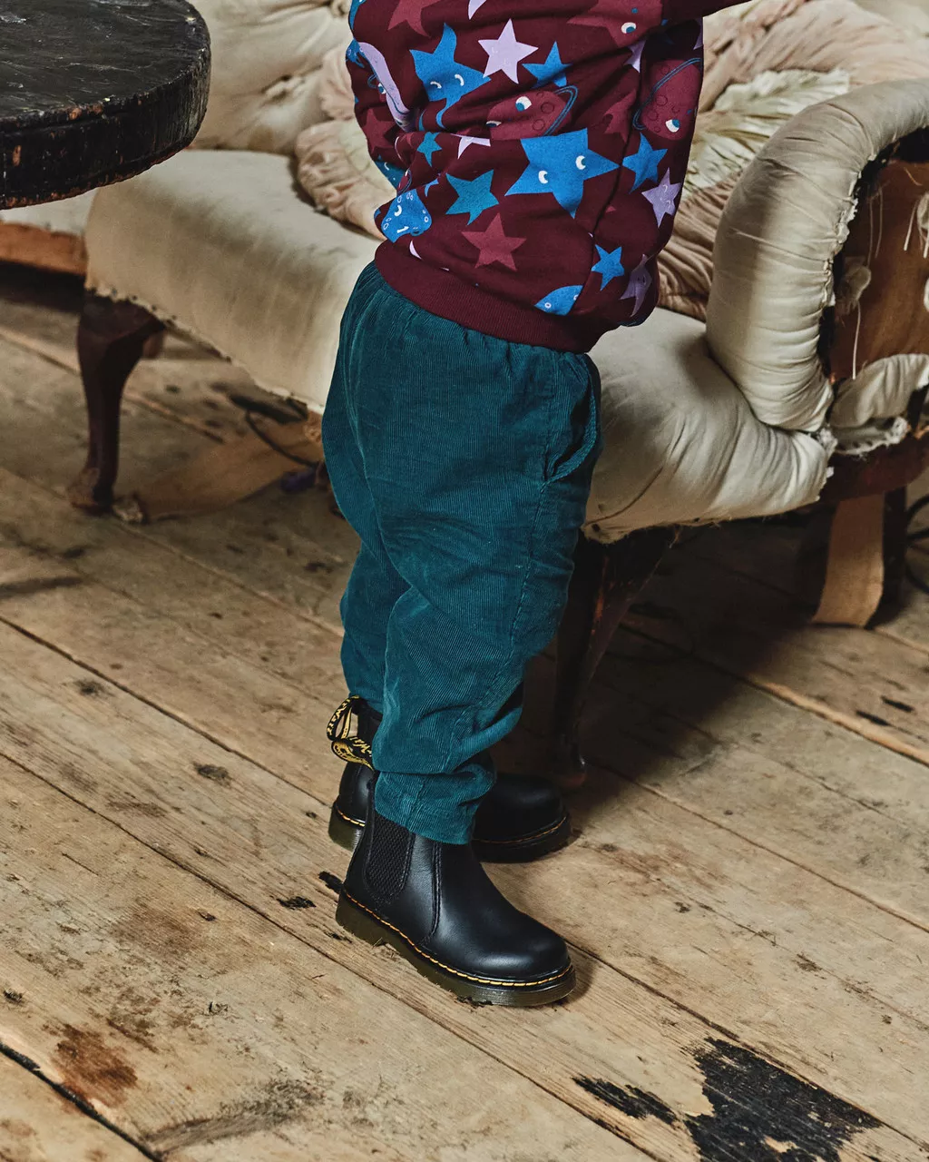 DR MARTENS Toddler 2976 Softy T Leather Chelsea Boots