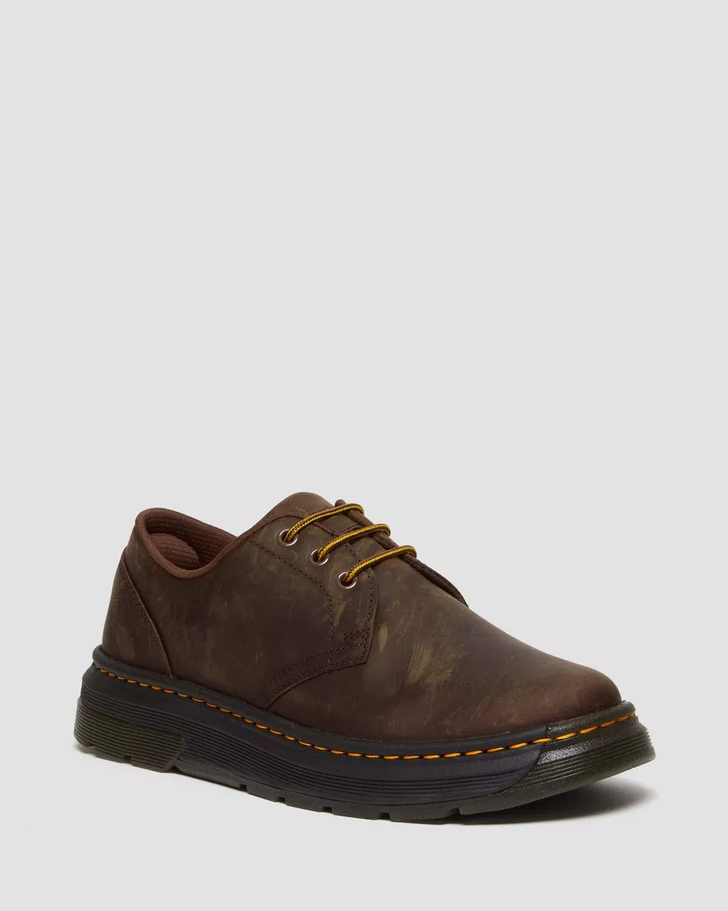 DR MARTENS Crewson Lo Crazy Horse Leather Shoes