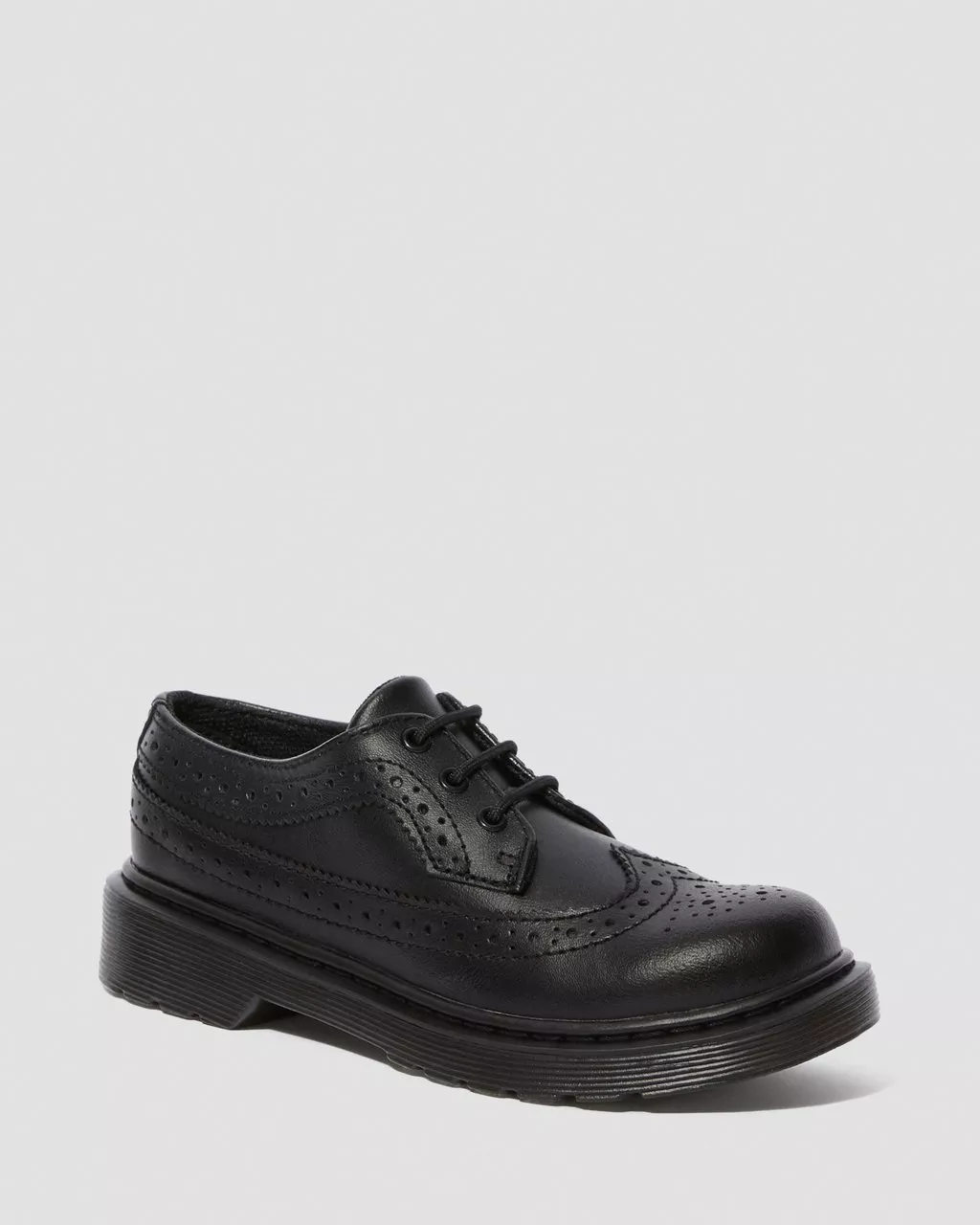 DR MARTENS 3989 JUNIOR LEATHER BROGUE SHOES