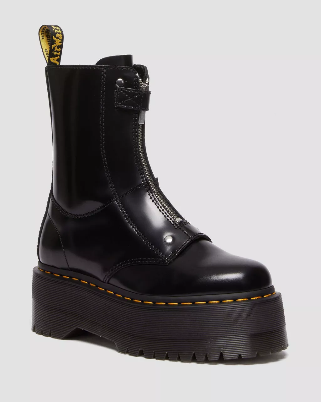 DR MARTENS Jetta Hi Max Buttero Leather Platform Boots