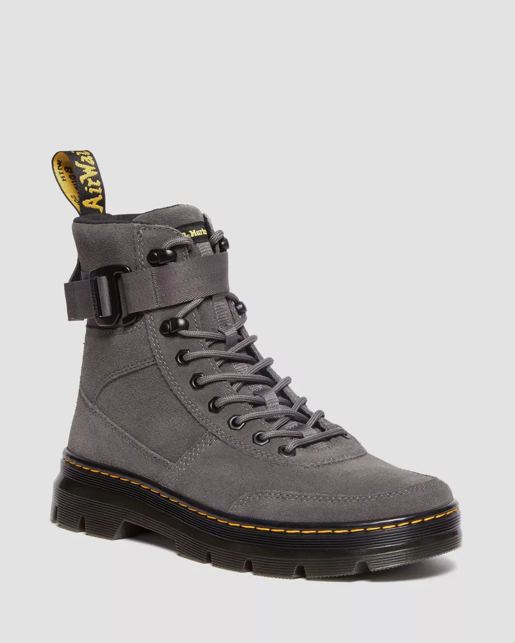 DR MARTENS Combs Tech Canvas & Suede Utility Boots