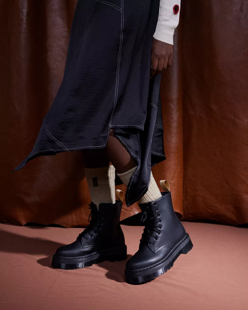 DR MARTENS Jadon II Mono Vegan Platform Boots
