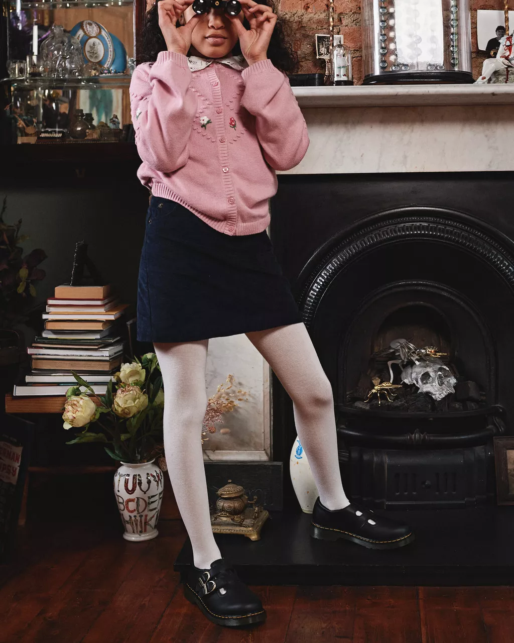 DR MARTENS Youth 8065 Softy T Leather Mary Jane Shoes